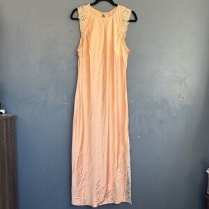 Future Collective Peach Sleeveless Dress